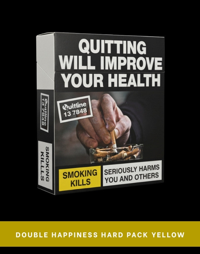 Double Happiness Cigarettes Hard Pack Yellow (10 packets x 20’s)