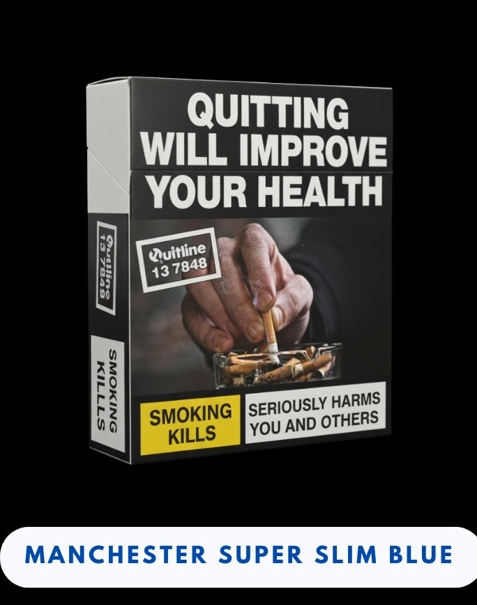 Manchester Super Slim Blue Cigarettes